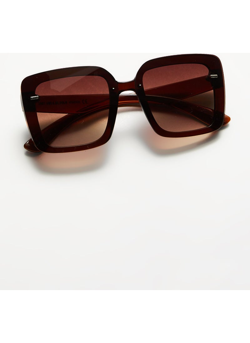 Aqua Di Polo 1987 Women's Brown UV 400 Protection Sunglasses APSN004301  - Image 4