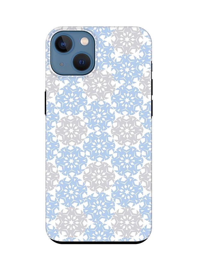 Stylizedd - Tough Pro Series Case for Apple iPhone 14 Dual Layer hybrid PC & TPU Customized Mobile Cover Shield with inner TPU protection Matte Finish - Frozen Snowflakes - Image 1