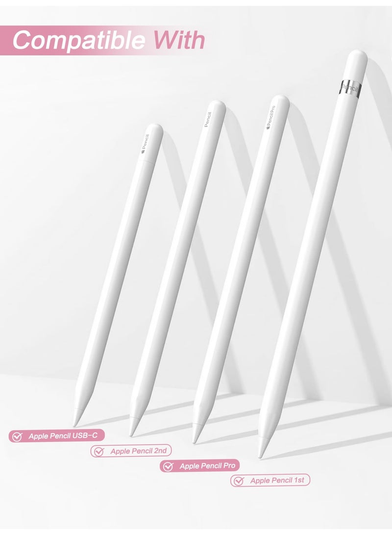 سيوو أطراف قلم Apple Pencil بديلة مطورة، عبوة من ٦ قطع مع حافظة شفافة، لا تتآكل، طرف دقيق للتحكم الدقيق، أطراف معدنية، متوافقة مع قلم Apple Pencil الجيل الأول/الجيل الثاني/USB-C وقلم iPad Pro - Image 5
