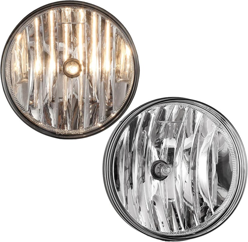 Winjet OEM Series Clear Lens Driving Fog Lights for 2007-2014 GMC Sierra 1500/2500 HD/3500 HD - Image 2