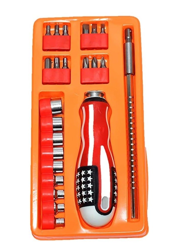 24-Piece Professional Adjustable Screwdriver Set - Image 1