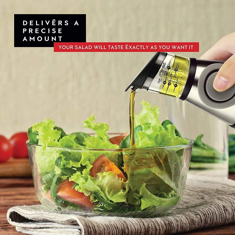 DWÃ‹LLZA KITCHEN Dwllza Kitchen Olive Oil Dispenser Bottle & Oil Sprayer For Cooking - 2 In 1 Glass Oil Dispenser For Kitchen - 17 Oz. Cooking Oil/Syrup Dispenser With Measurements & 6 Oz. Olive Oil Spray Bottle - Image 5