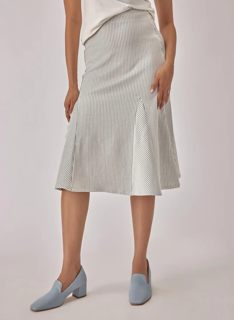 The Label Life A-Line Godet Panel Skirt