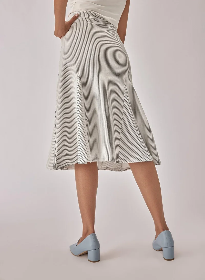 The Label Life A-Line Godet Panel Skirt