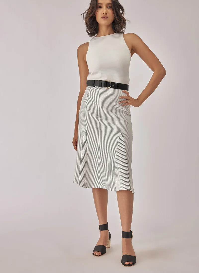The Label Life A-Line Godet Panel Skirt