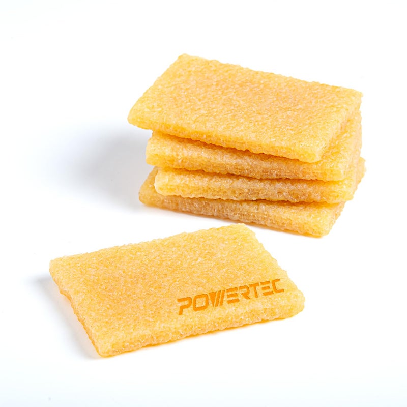 POWERTEC 71895 Abrasive Belt Cleaner 5PK for Sanding Discs Sandpapers Belts Natural Rubber Eraser Abrasive Cleaning Blocks for Sanders Skateboards Shoes Pickleball Paddle Grip Tapes