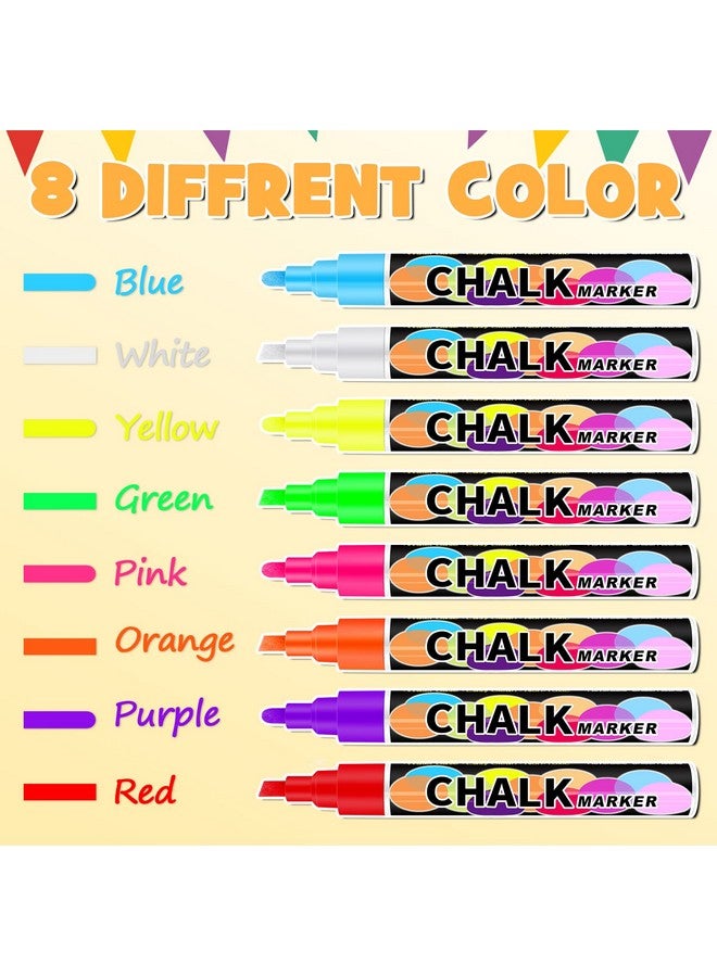 EAONE First Day Of School Board 12" X 16", Double-Side Printed First Day Of School Sign, Wood Frame Back To School Board Sign Chalkboard With 8 Dry Erase Markers & 1 Wipe Cloth For All Grades Student - Image 4