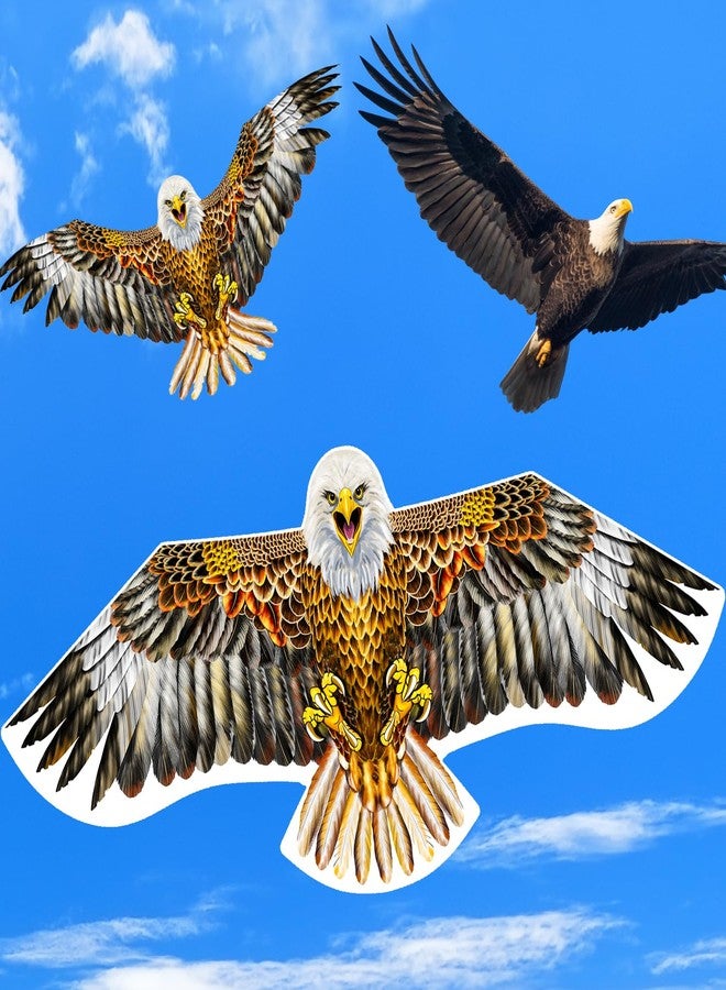 YFAFENGS Bald Eagle Kite for Adults & Kids, Professional Durable Kites for Beginners, Outdoor Activities, Beach & Park - Easy Fly Kites Toys for Family Fun-Brown - Image 5