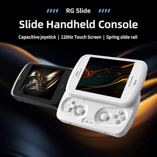 Voacle Anbernic RG Slide Retro Handheld Game Console 47inch LTPS inCell Screen Capacitive Joystick Android 13 System Support AI Assistant 5G WiFi Bluetooth 50 NO Game CardWhite - Image 5