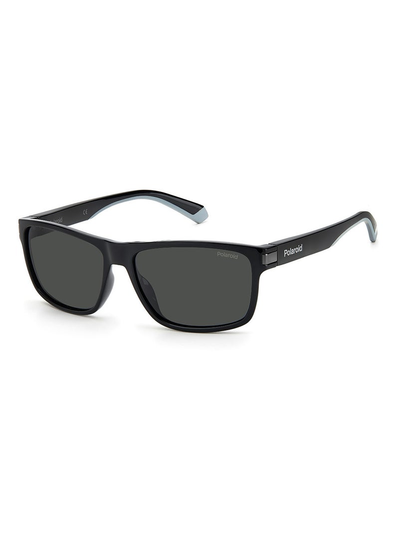Polaroid Rectangular / Square  Sunglasses PLD 2121/S  BLACKGREY 58 - Image 2