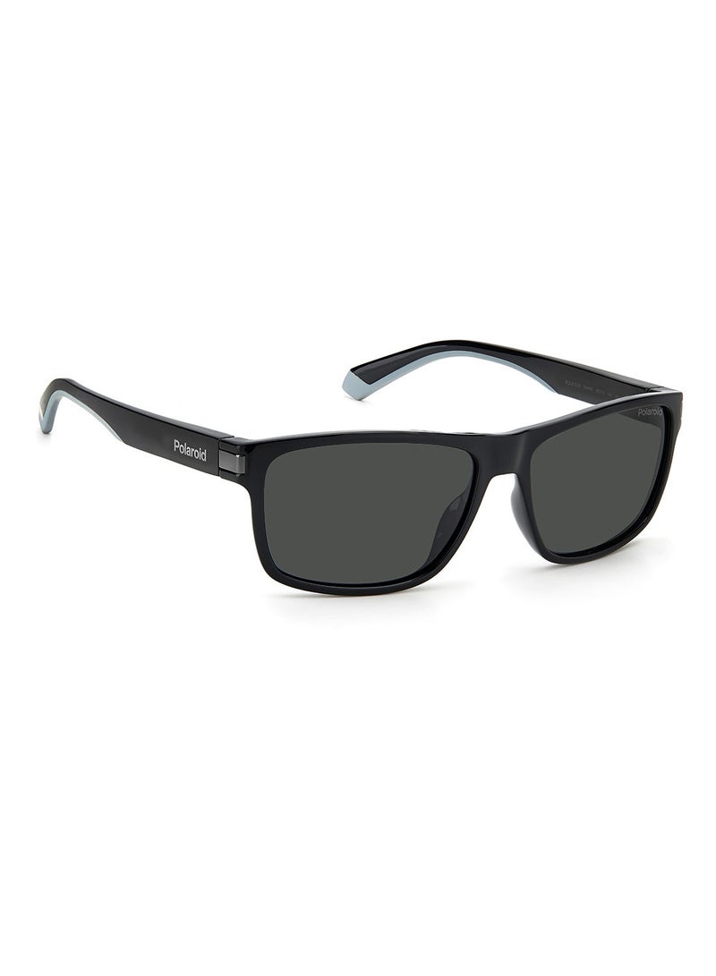 Polaroid Rectangular / Square  Sunglasses PLD 2121/S  BLACKGREY 58 - Image 3