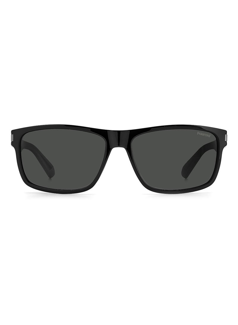 Polaroid Rectangular / Square  Sunglasses PLD 2121/S  BLACKGREY 58 - Image 1