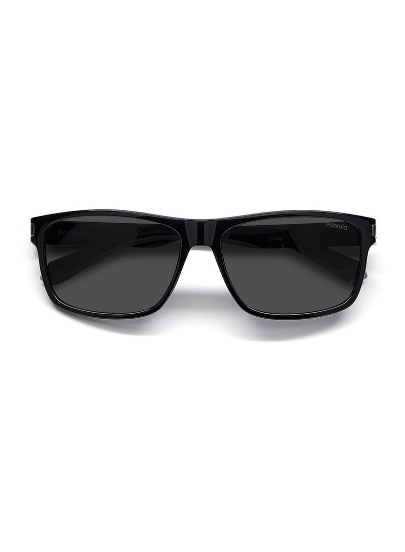 Polaroid Rectangular / Square  Sunglasses PLD 2121/S  BLACKGREY 58 - Image 4