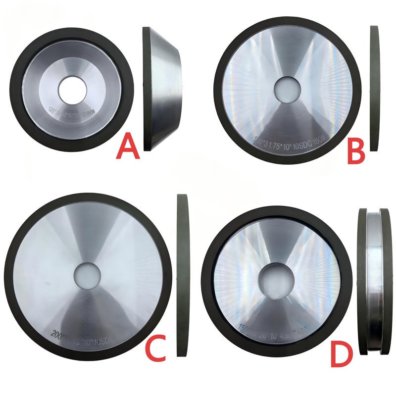 Resin Bond Diamond Grinding Wheel A125mm 150 Grit For Carbide Tools 1pc - Image 1