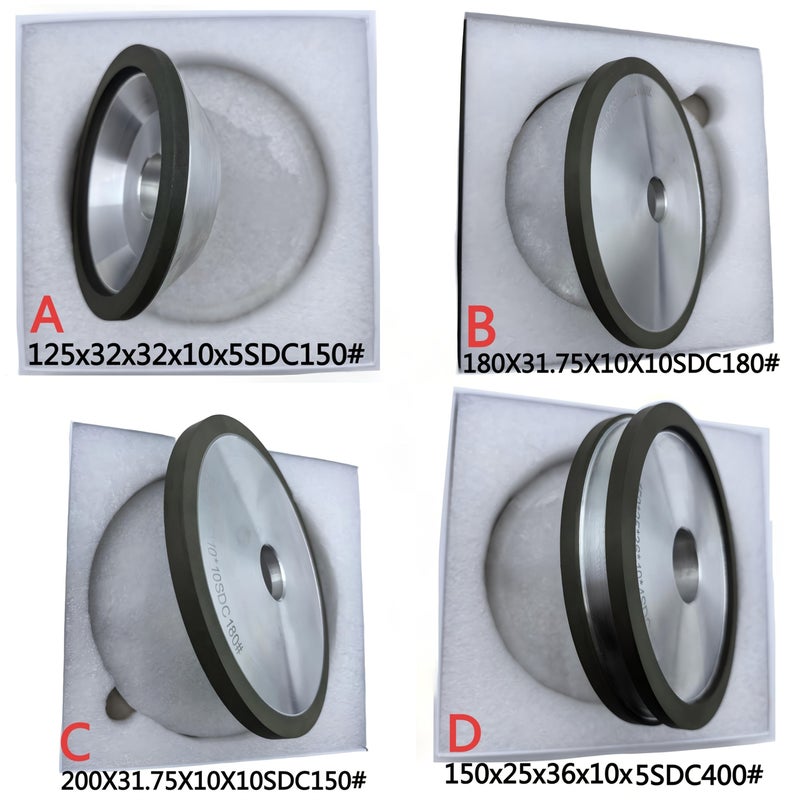 Resin Bond Diamond Grinding Wheel A125mm 150 Grit For Carbide Tools 1pc - Image 2