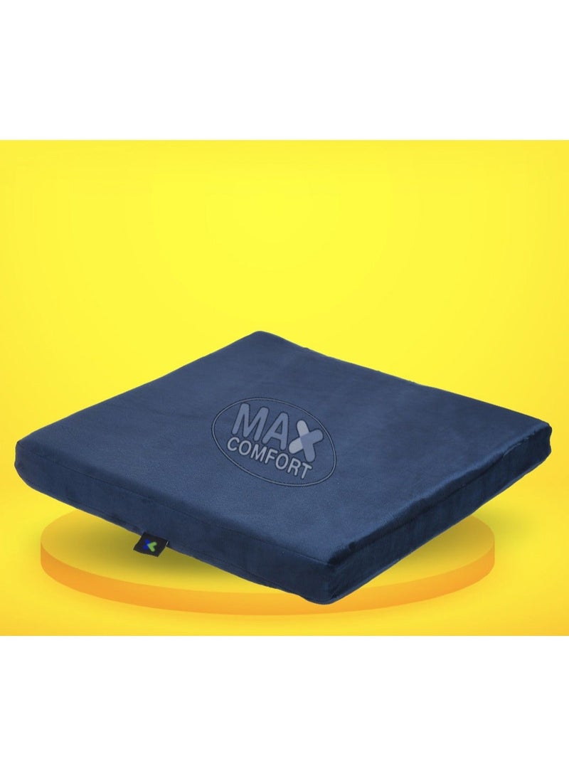 Max Comfort Medical Grade Memory Foam Square Seat - Comfortable Medical Grade Seat for Lower Back Pain Prevention - Image 3