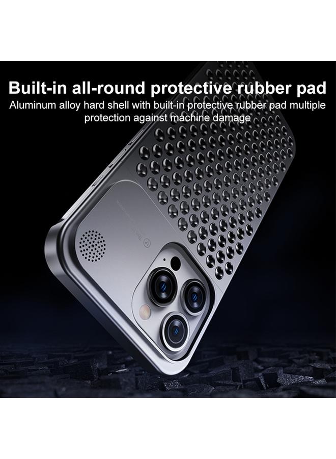 S-TOP Case For iPhone 15 Aromatherapy Aluminum Alloy Cooling Phone Case - Image 3