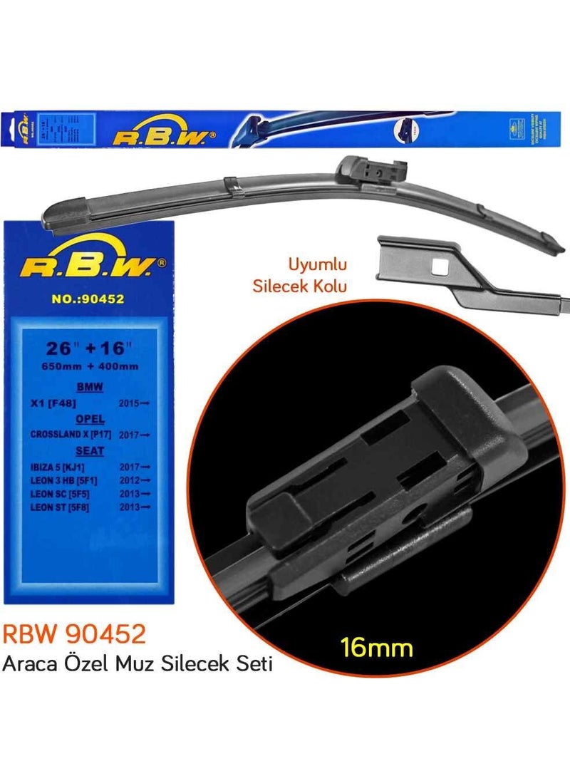 RBW 90452 Seat Leon 3 Sc (5F5) 2013- Front Wiper Set  - Image 3