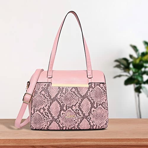 Lavie Python Viga Boxbag For Women(Lt Pink) - Image 2