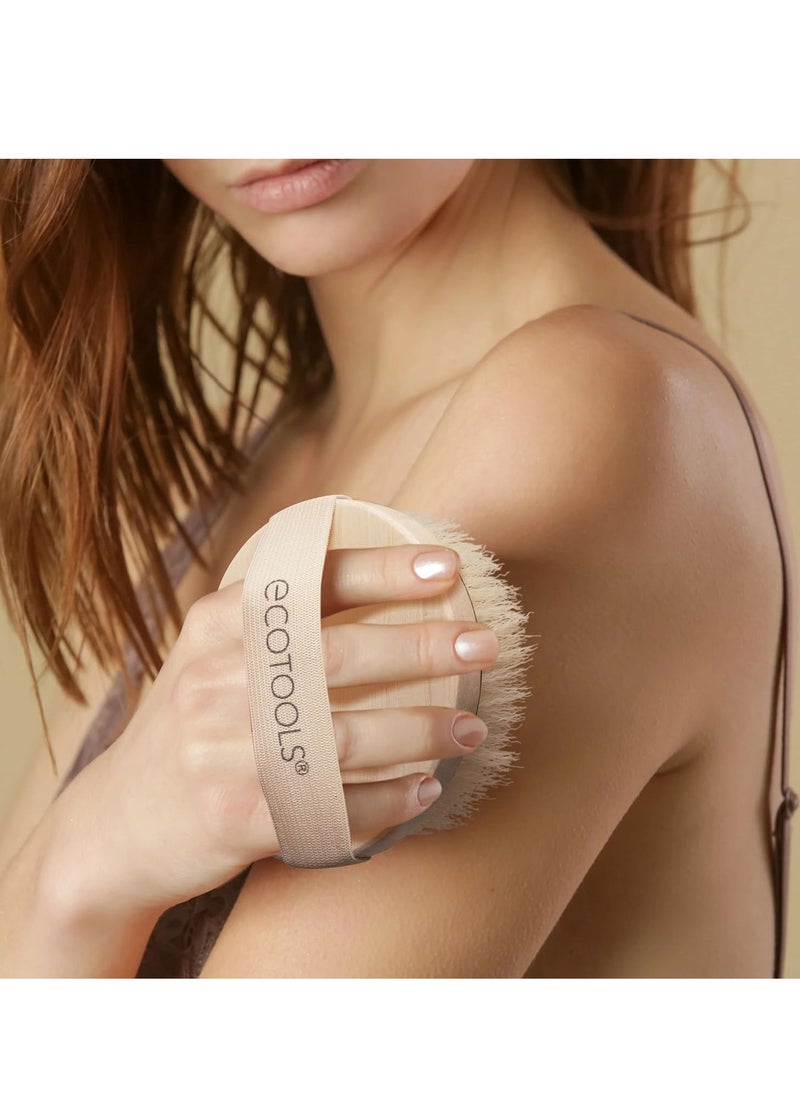 Ecotools - EcoTools Dry Body Brush, Cruelty-Free Bristles Exfoliate & Smooth Skin, Dry Brushing Removes Dry Skin, May Help Improve Circulation & Skin Tone, Eco-Friendly Skincare Tool, Vegan, 1 Count - Image 1