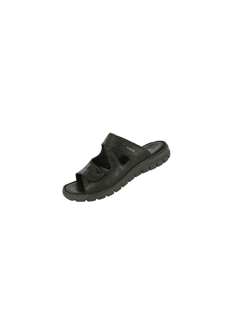 Josef Seibel - Josef Seibel Ladies Flat  Sandals 93447-AR Black 071-2011 - Image 1