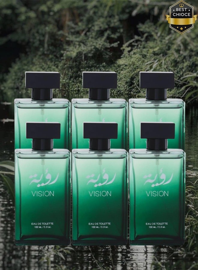 فيجن 6 قطع عطر فيجن 100 مل - Image 1