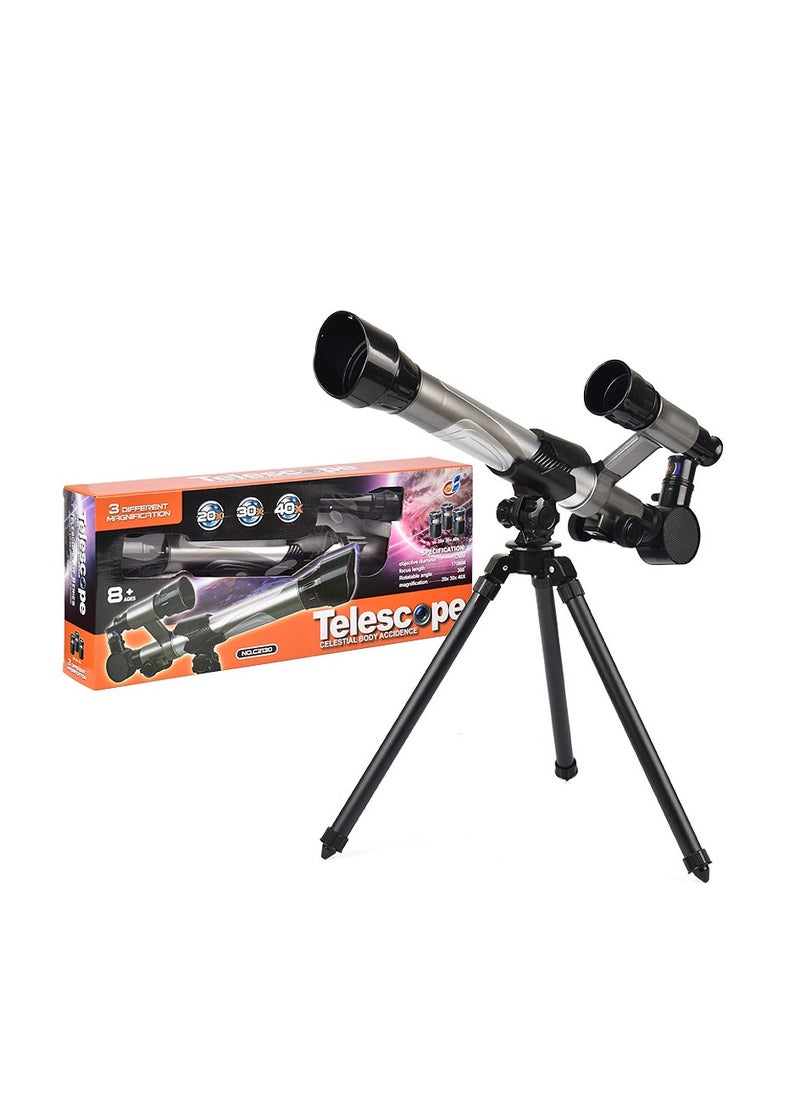 Telescope Children Beginners 60mm HD Refractor Telescope for Astronomy Starter Scope with Tripod,Astronomical Telescope for Children, Portable Travel Telescope,20X 30X 40X Magnification