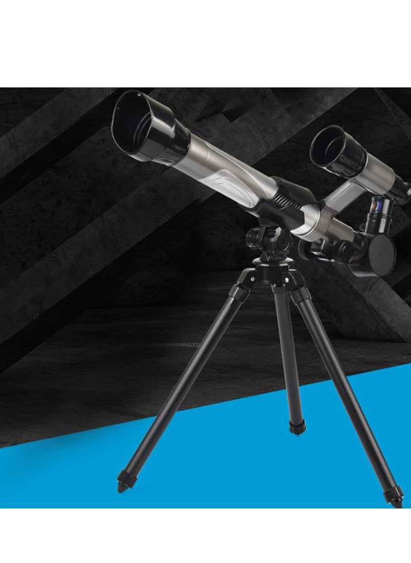 Telescope Children Beginners 60mm HD Refractor Telescope for Astronomy Starter Scope with Tripod,Astronomical Telescope for Children, Portable Travel Telescope,20X 30X 40X Magnification