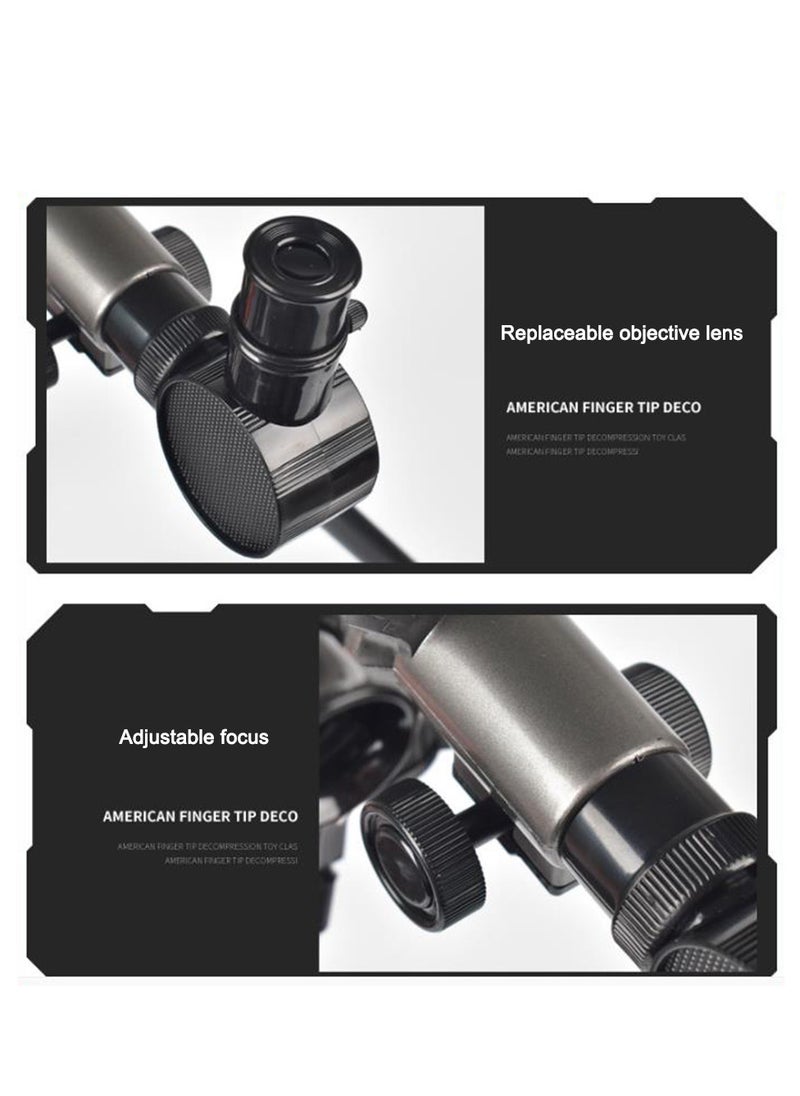 Telescope Children Beginners 60mm HD Refractor Telescope for Astronomy Starter Scope with Tripod,Astronomical Telescope for Children, Portable Travel Telescope,20X 30X 40X Magnification