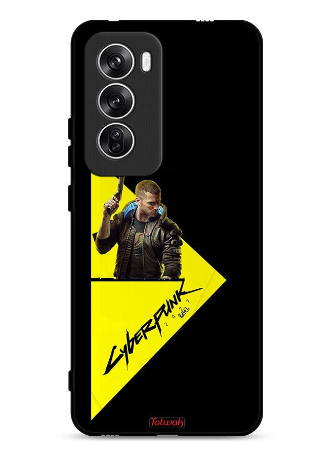 Tolwak Oppo Reno12 5G Protective Case Cover Cyberpunk 2077 - Image 1