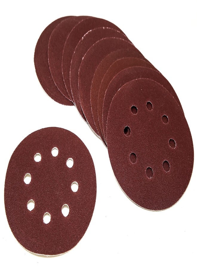 WEN 6305SP120 120-Grit Hook-and-Loop 5-Inch Sandpaper Sanding Discs, 10 Pack