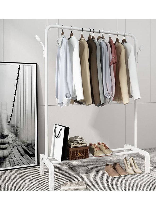 fashionhome - Standing Clothes and Shoe Rack With Holding Hooks - Image 1