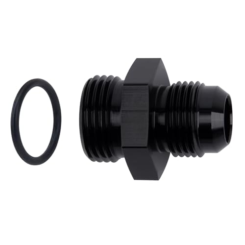 EVIL ENERGY 8AN Flare to AN10 ORB Male O-Ring 2PCS Fitting Adapter - Image 1