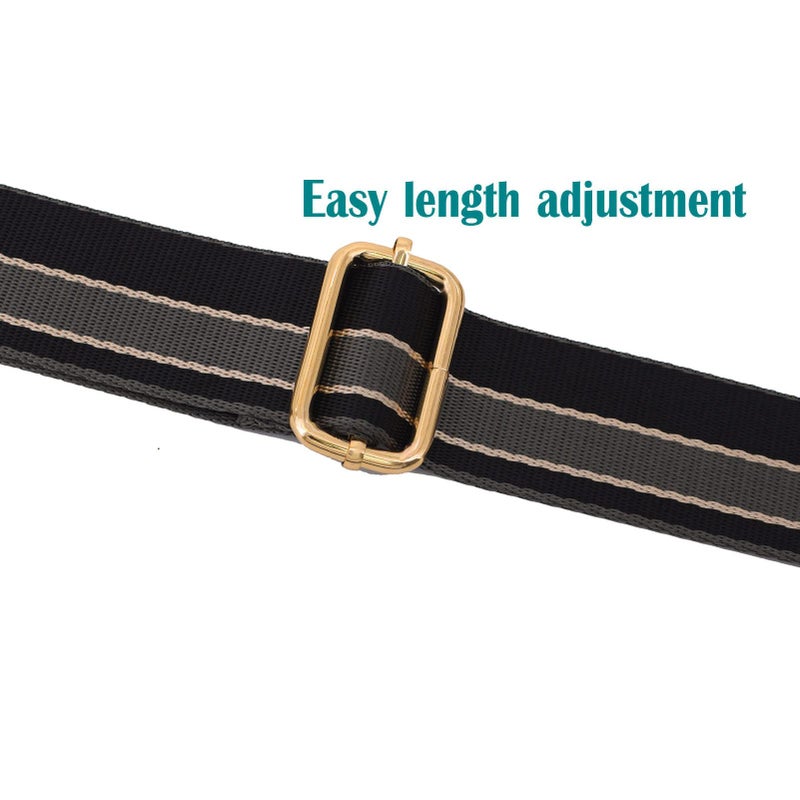 River Lake Purse Strap Replacement Crossbody Handbag Stripe Wide Adjustable - Image 5