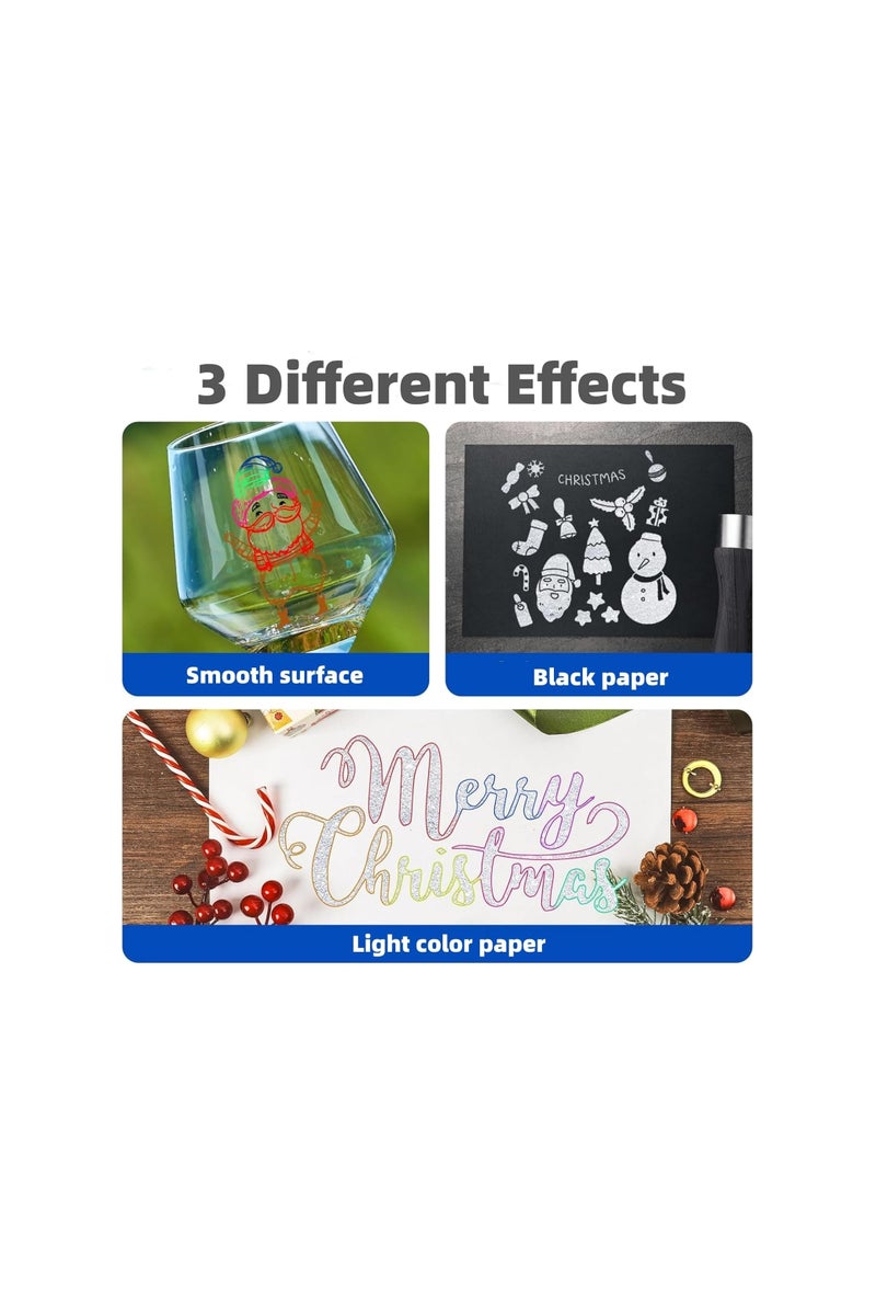 أقلام تلوين سحرية، هدية للبنات، 12 لونًا من أقلام التلوين اللامعة بخط مزدوج، أقلام تلوين معدنية بتصميم مخطط سحري، للرسم، ألبومات الصور، أعمال سكرابوكينغ، الحرف اليدوية للأطفال - Image 4