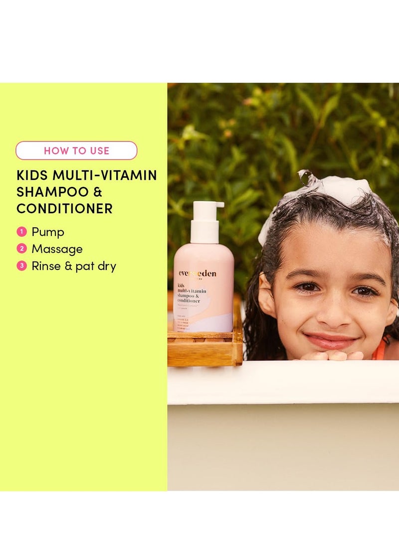 Evereden Evereden Kids Shampoo and Conditioner 2 in 1: Cool Peach, 10.1 fl oz. | Gentle Kids Skin Care | Non-toxic and Clean Ingredients  - Image 4