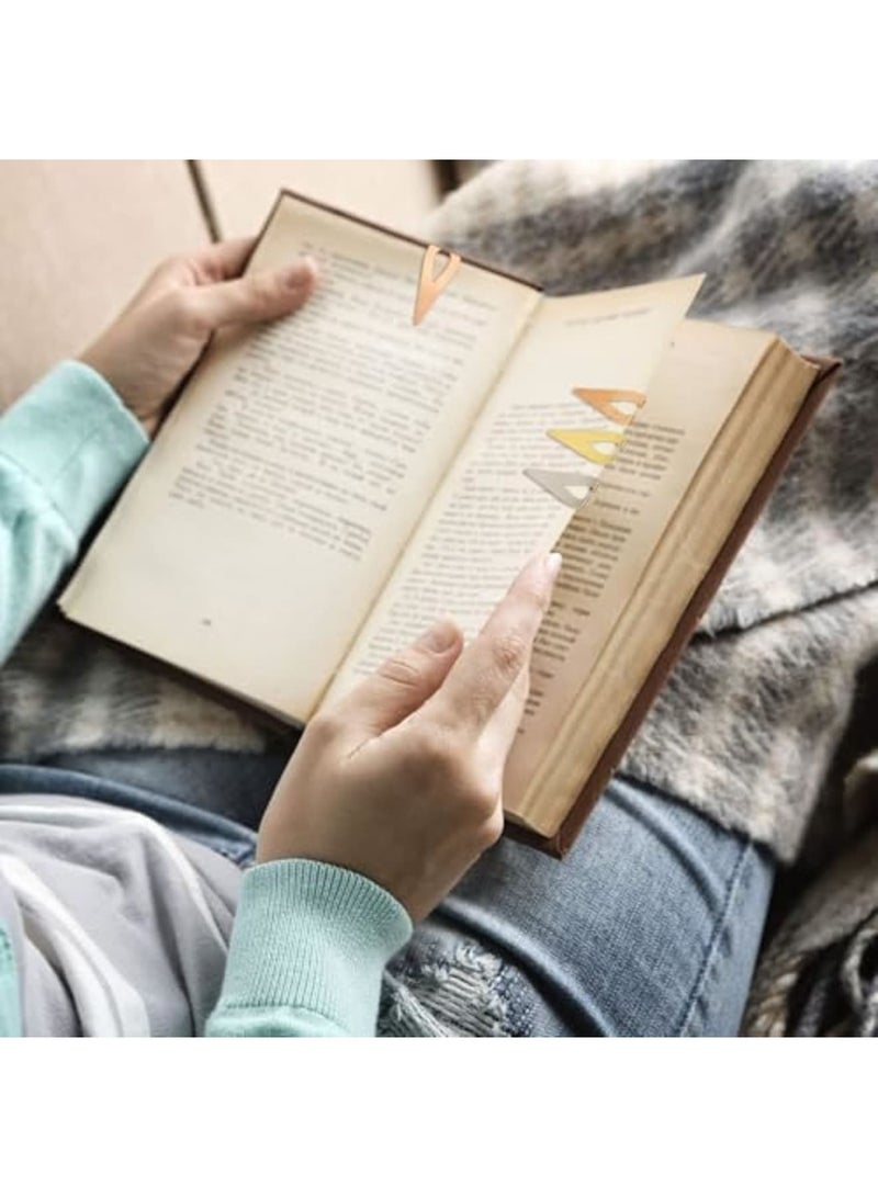 SYOSI 3 Boxes Metal Book Darts (36pcs) - Premium Stainless Steel Line Markers for Books in Silver, Gold & Rose Gold - Slim Page Markers for Readers, Students & Book Lovers - Non-Damaging Reading Accessories - Image 3