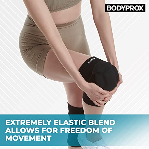 Bodyprox Protective Knee Pads, Thick Sponge, Collision Avoidance Knee Sleeve (Large) - Image 4