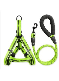 Generic Dog Collar and Leash, Heavy Duty Paracord Rope Dog Training Collar and Leash, Soft to the Skin for Small, Medium and Large Dogs (Size L)  - Image 1