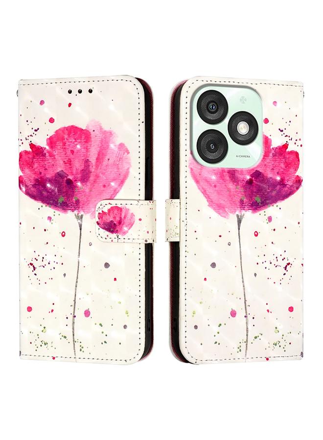 S-TOP Case For Itel A50 3D Painting Horizontal Flip Leather Phone Case - Image 2