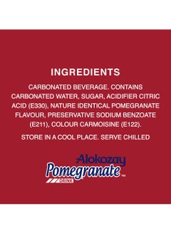 Alokozay Pomegranate Flavoured Drink Cans 6 x 250ml  - Image 2