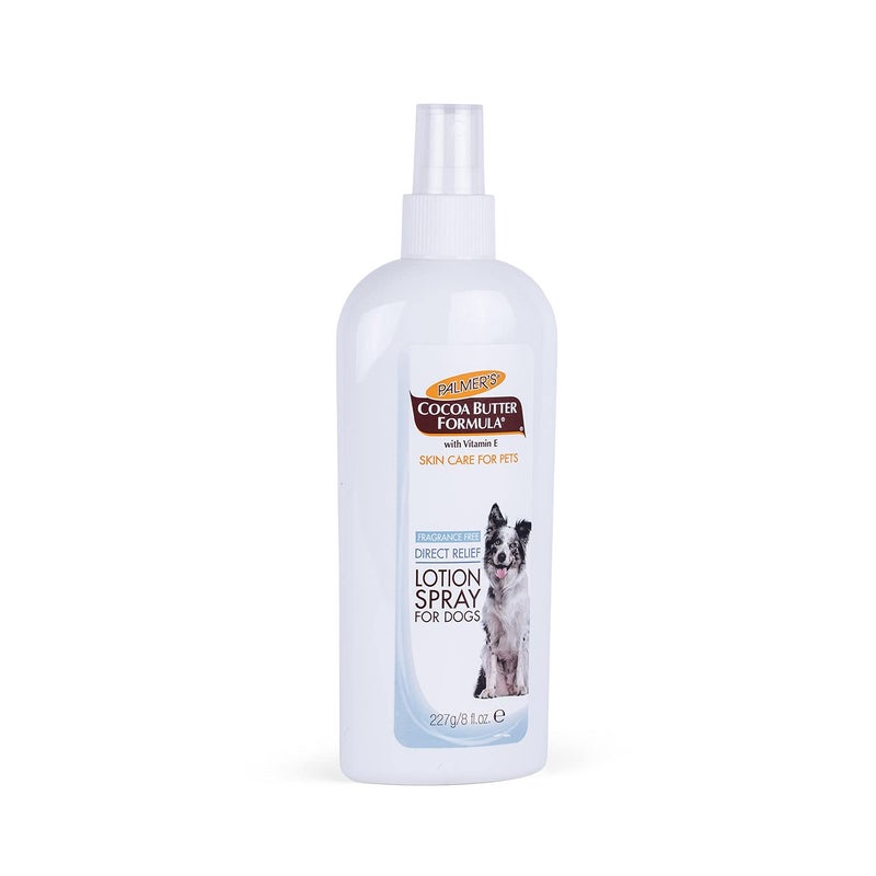 Palmer's for Pets Cocoa Butter Formula Direct Relief Lotion Spray for Dogs with Vitamin E | Fragrance Free Dog Lotion for Dry Itchy Skin | Palmer's Spray On Lotion for Dogs - 8 oz (FF15584) - Image 2