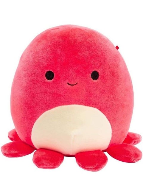 S Official Kellytoy Plush 8 Inch Squishy Soft Plush Toy Animals (Veronica Octopus)