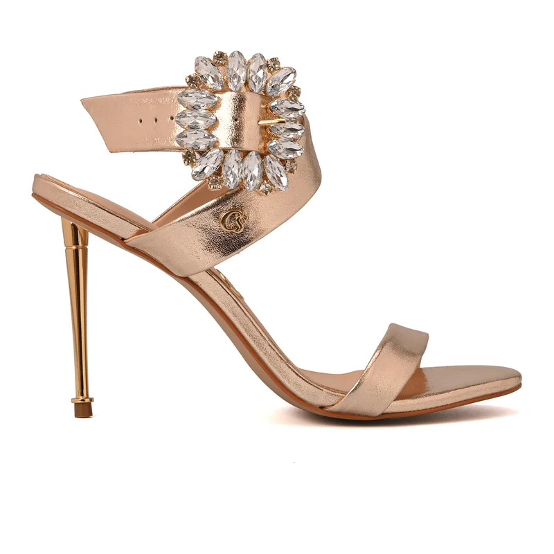 Golden Buckle Sandal