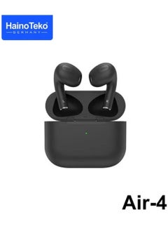 Air4 Wireless Bluetooth Earphones with High Bass Sound Quality and Multifunctional Touch Control – Compatible with Android Phones, Sleek Black Design -- Superior Audio Experience