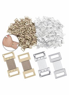 Elastic Bandage Clips 200 Pieces Wrap Clip with Metal Clasps Stretch Compression Replaceable for Various Types Bandages White Beige