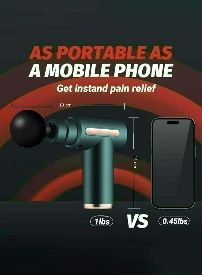 Mini massage gun, portable muscle massager, deep tissue massage, athlete-specific massage device - Image 4