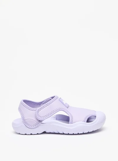 كابا Girl's Textured Floaters with Hook and Loop Closure