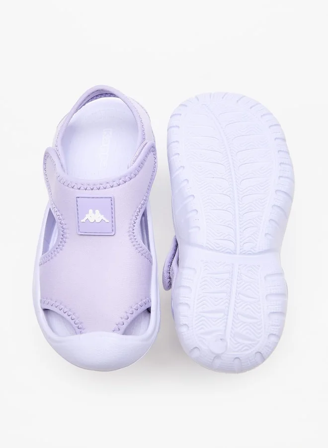 كابا Girl's Textured Floaters with Hook and Loop Closure