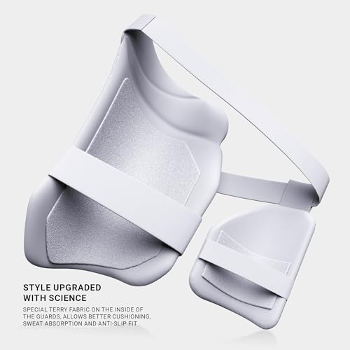 moonwalkr Thigh Guard 2.0 Protective Gear for Batter’s Height (5’9”- 6’2”) Cricket Thigh Pad Cricket Accessories & Equipment Safeguarding Both Your Outer and Inner Thighs White (Large, Left Hand) - Image 5